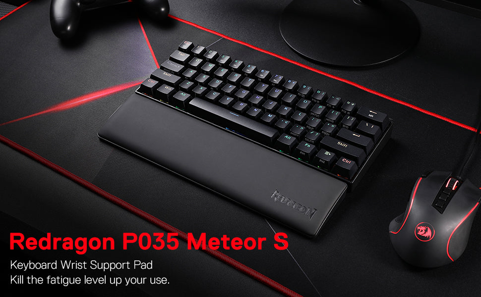 Memory Foam Keyboard & Mouse Wrist Rest Set
