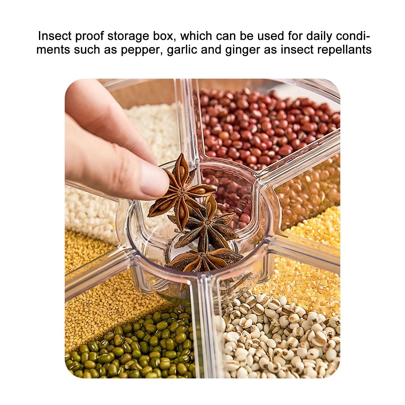 Rotating Grain Dispenser & Cereal Storage Tank