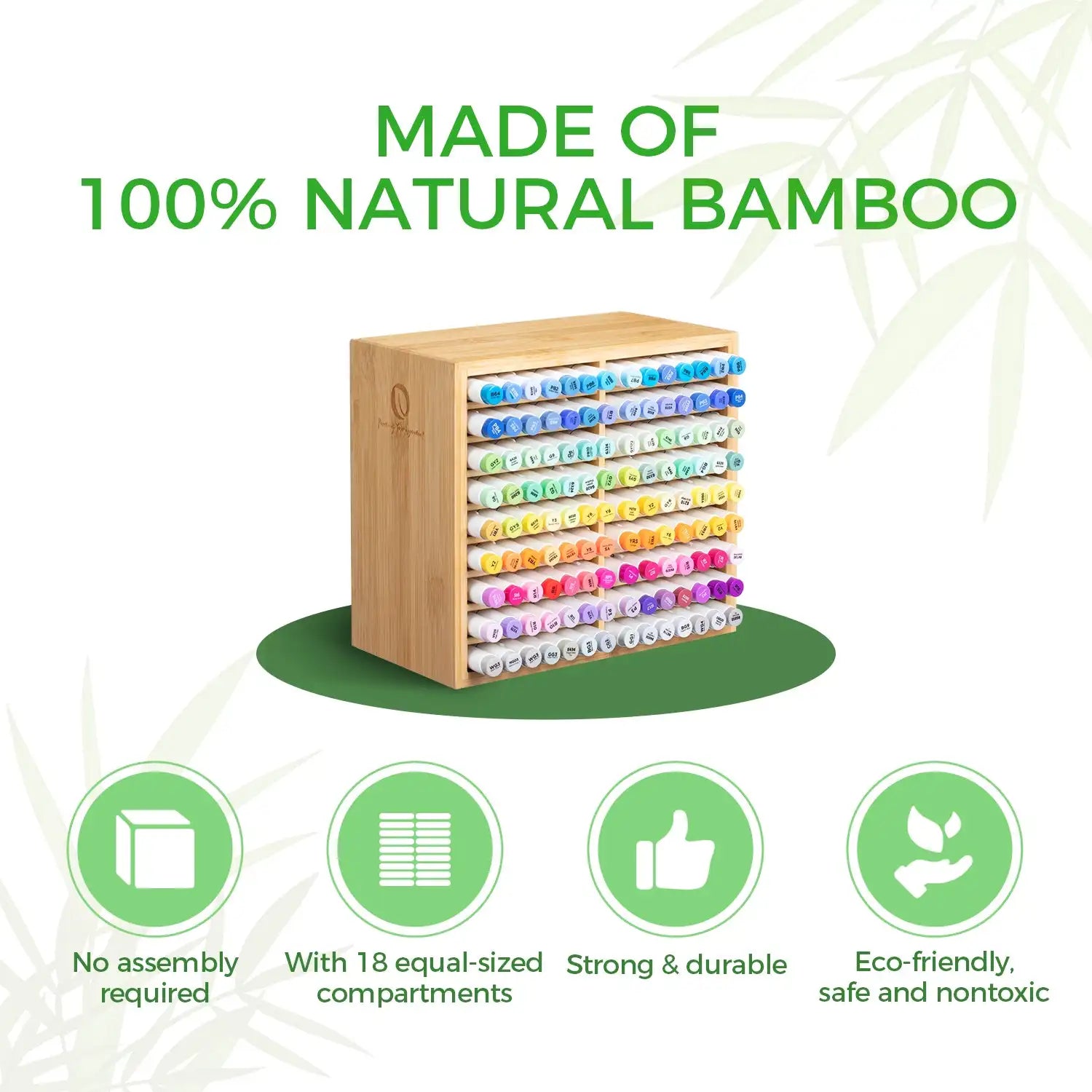 Bamboo Desktop Organiser & Pen Holder