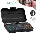 Ratcheting Multi-Bit Screwdriver Set
