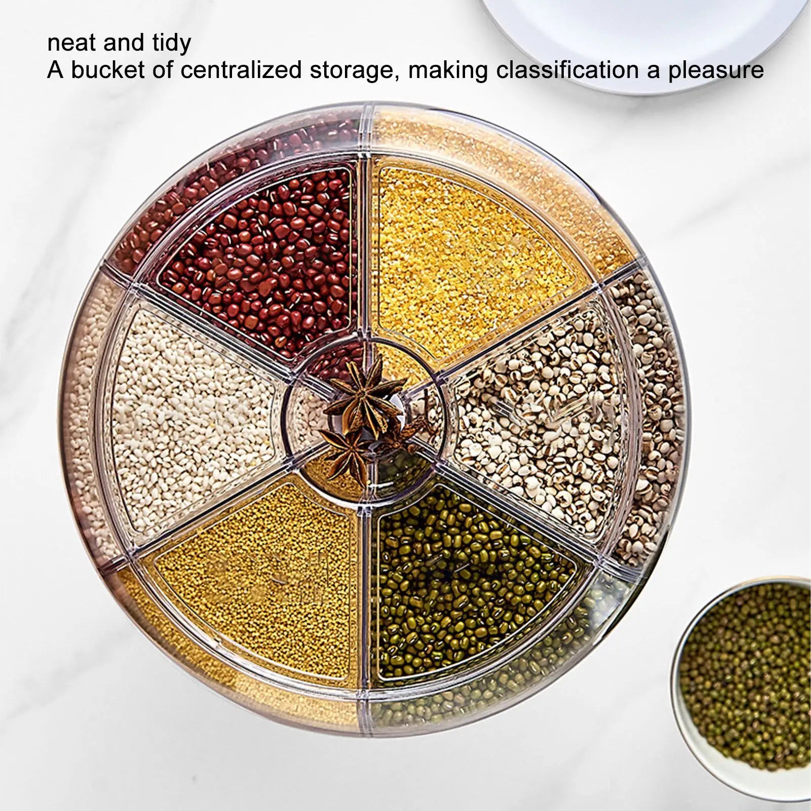 Rotating Grain Dispenser & Cereal Storage Tank