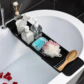 Extendable Bamboo Bath Caddy Tray