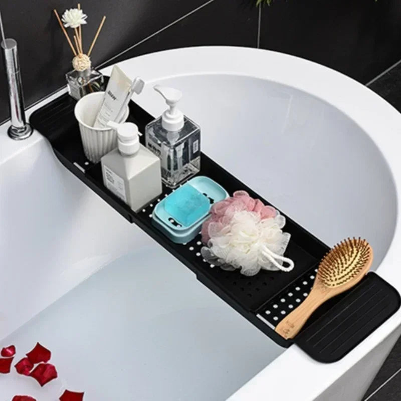 Extendable Bamboo Bath Caddy Tray