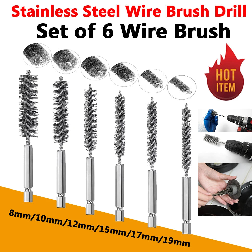Grout and Crevice Cleaning Brush Set