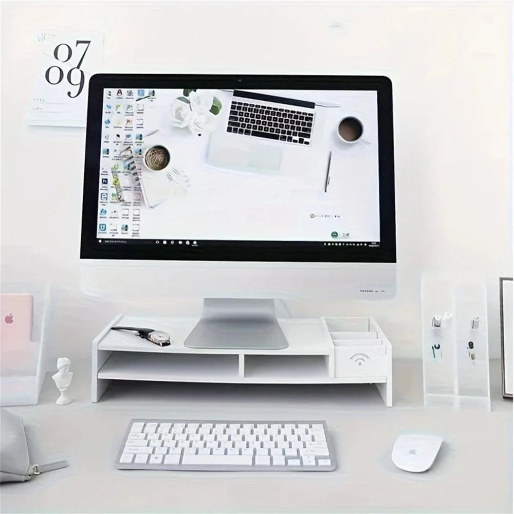 Monitor Stand Riser with Storage