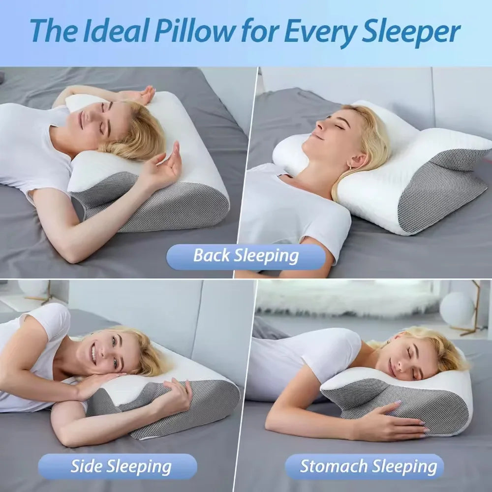Memory Foam Cervical Neck Pillow