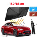 Umbrella-Style Windshield Sun Shade