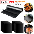 Non-Stick Reusable BBQ Grill Mats Set