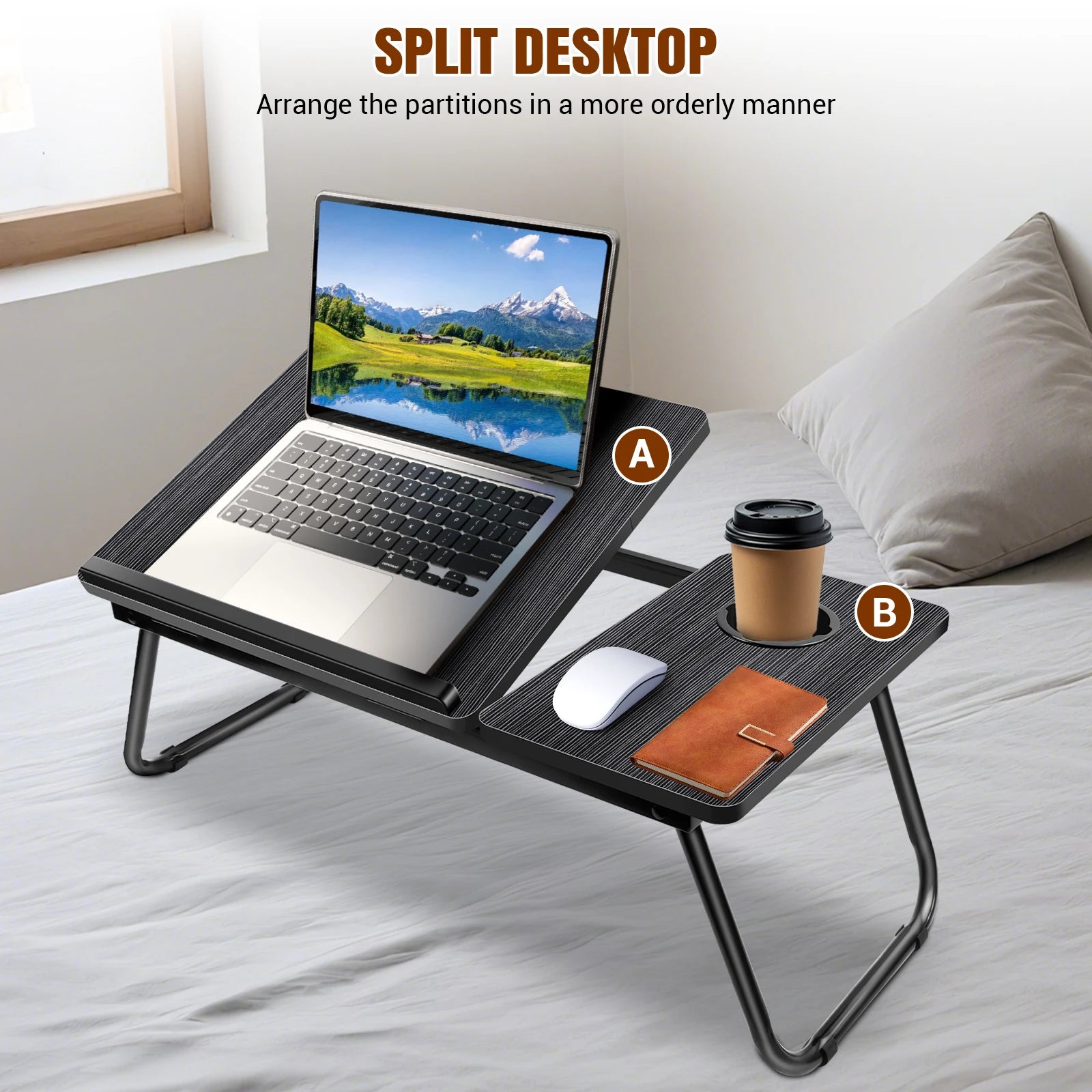 Foldable Laptop Bed Desk Tray