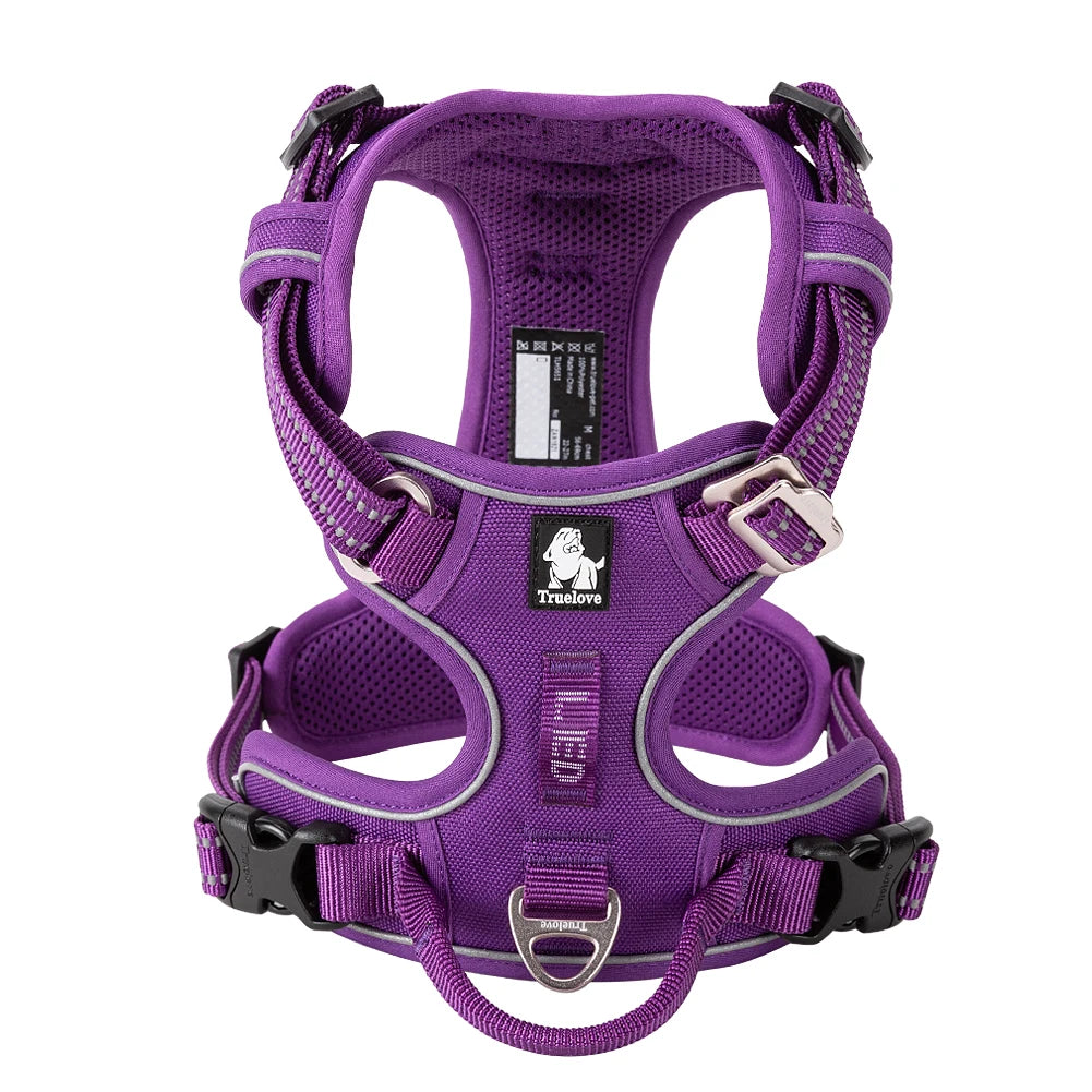 No-Pull Dog Harness (Reflective & Adjustable)