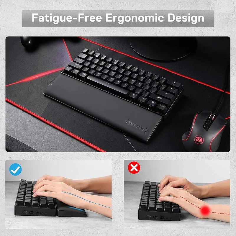 Memory Foam Keyboard & Mouse Wrist Rest Set