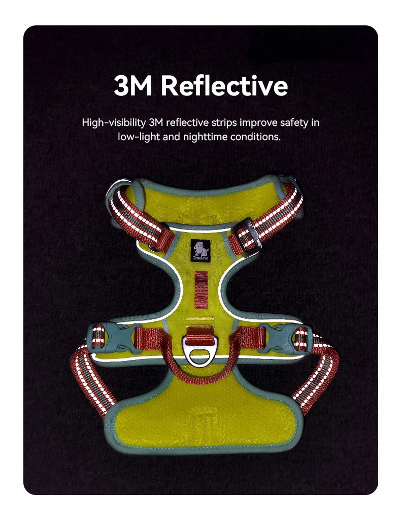 No-Pull Dog Harness (Reflective & Adjustable)