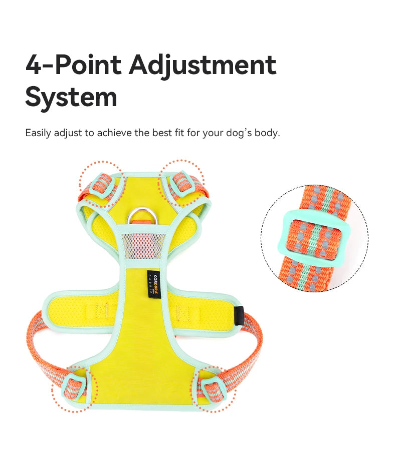 No-Pull Dog Harness (Reflective & Adjustable)
