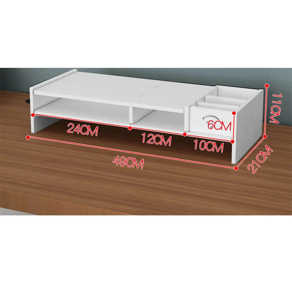 Monitor Stand Riser with Storage