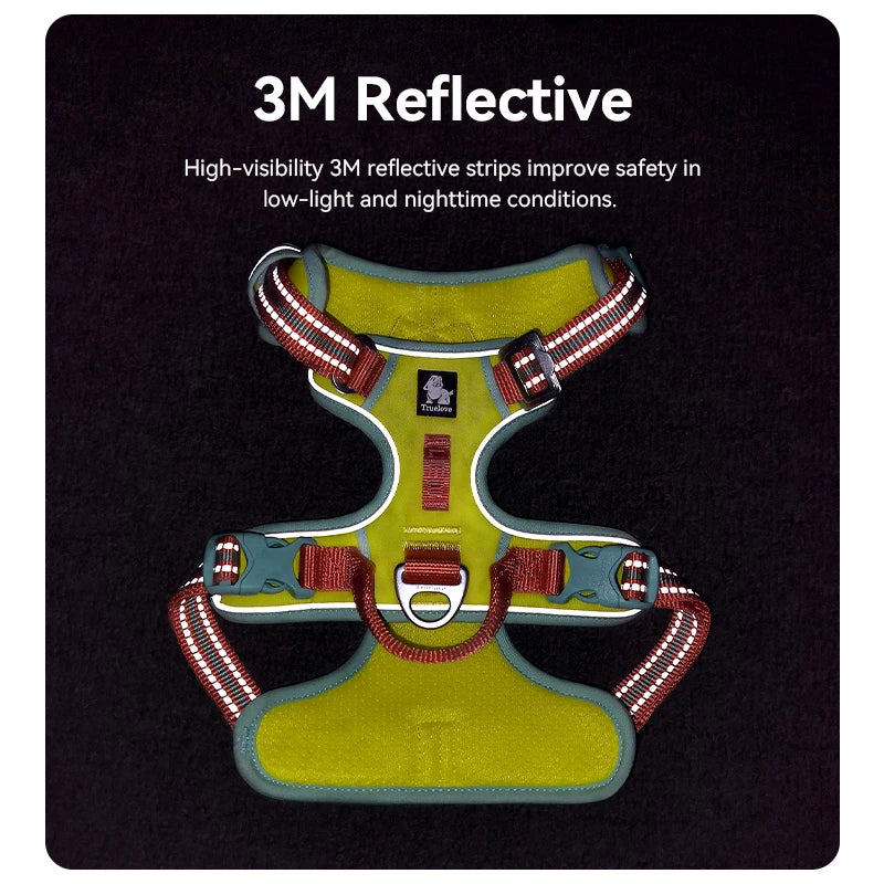 No-Pull Dog Harness (Reflective & Adjustable)