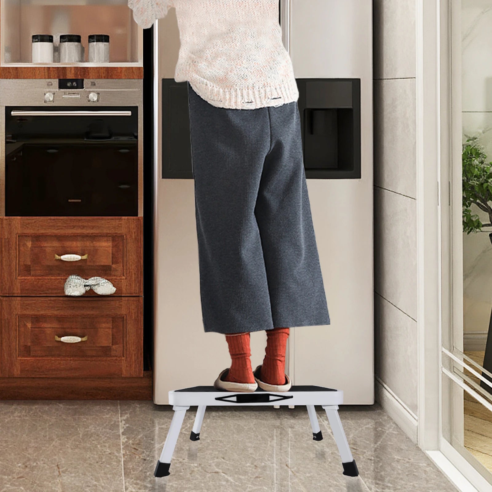 Heavy-Duty Folding Step Stool