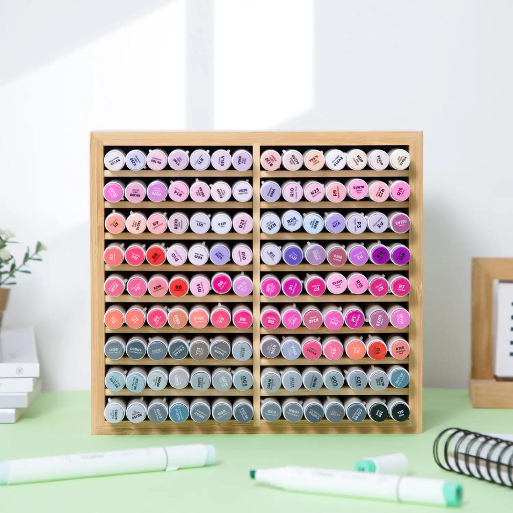 Bamboo Desktop Organiser & Pen Holder