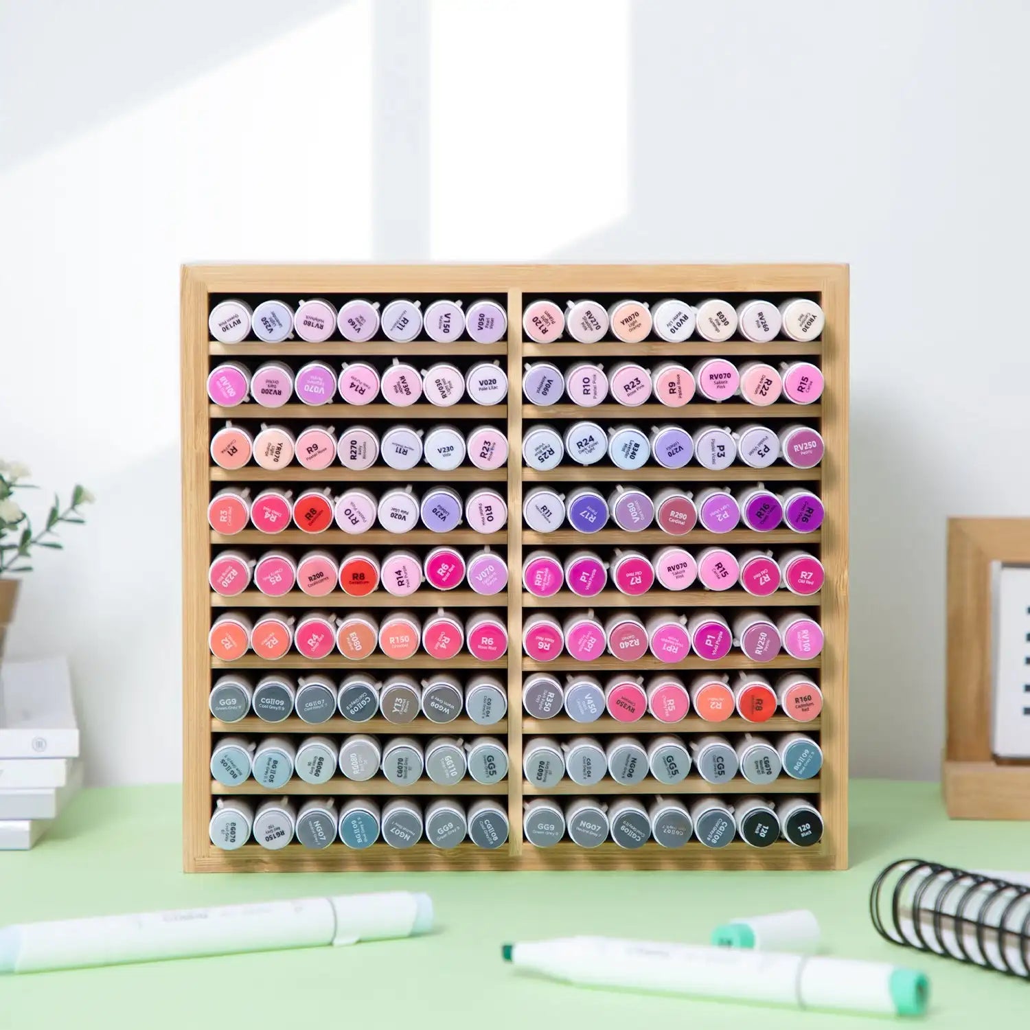 Bamboo Desktop Organiser & Pen Holder