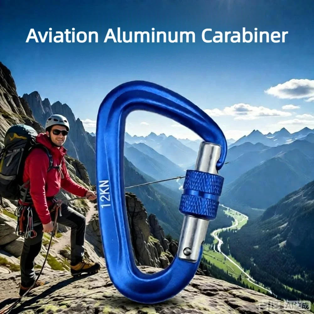 Heavy-Duty Carabiner Clip Set