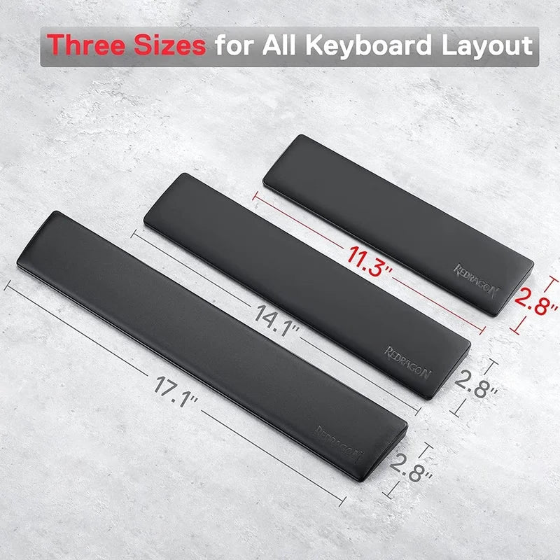 Memory Foam Keyboard & Mouse Wrist Rest Set
