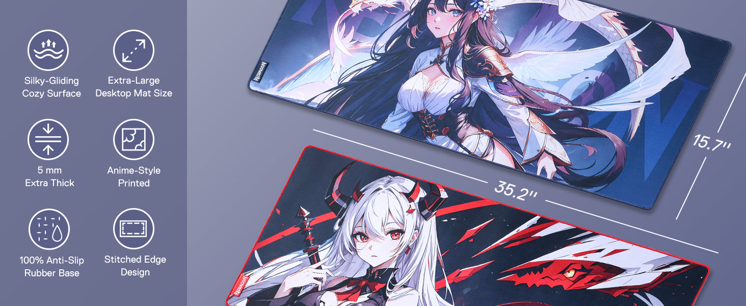 Large Gaming Mouse Pad & Desk Mat