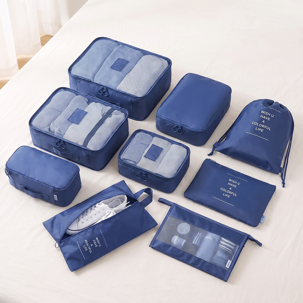 Packing cubes set product shot
