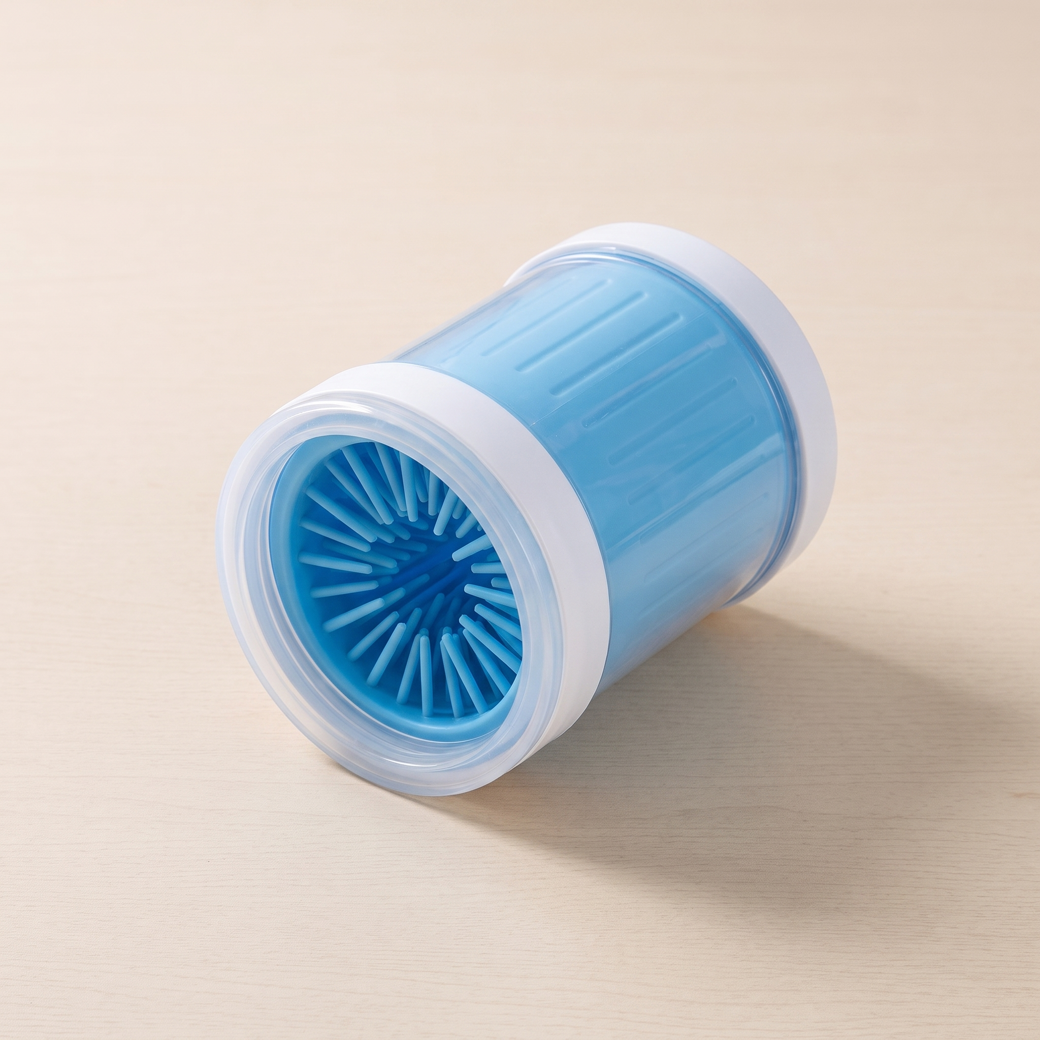 Dog paw cleaner cup product shot