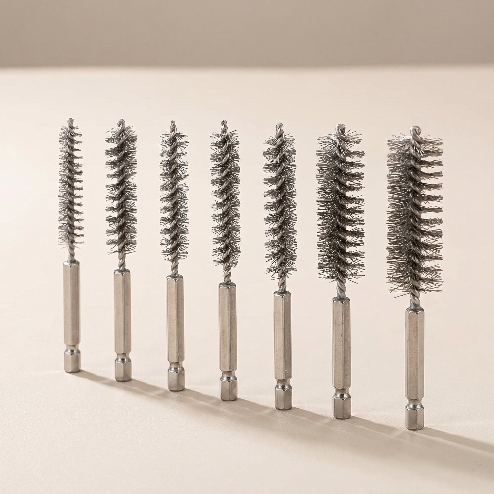 Grout and crevice cleaning brush set product shot