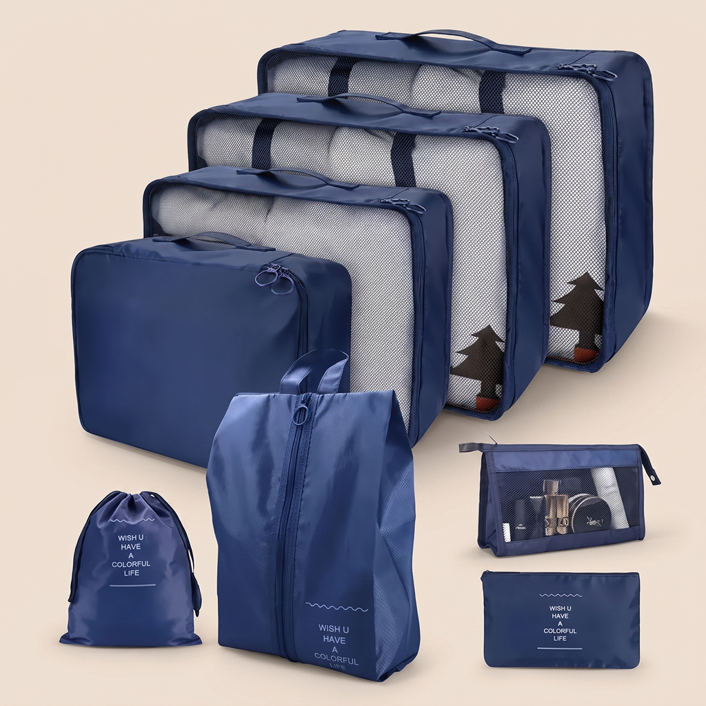Vacuum compression storage bags set product shot