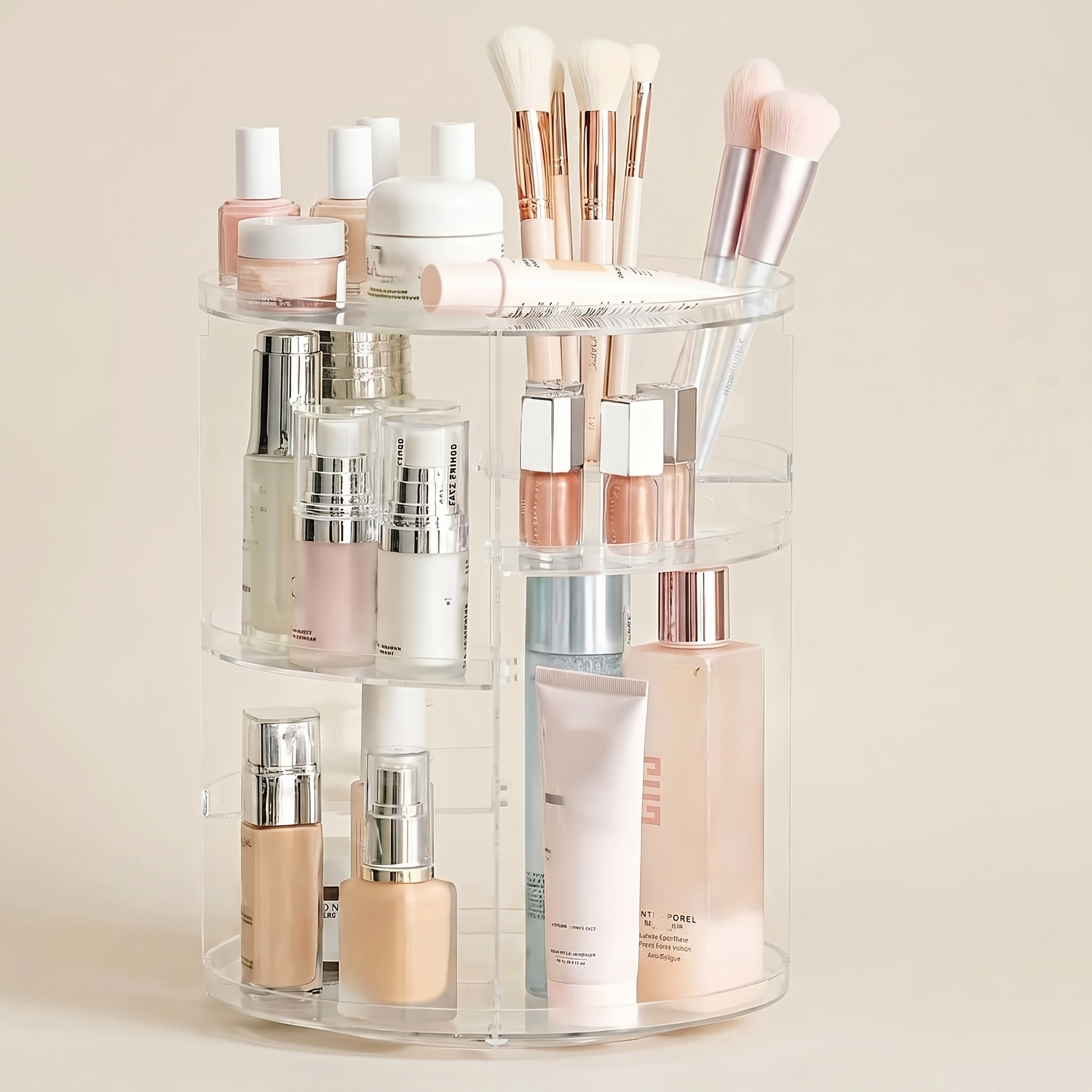 360 rotating vanity and bathroom organiser product shot