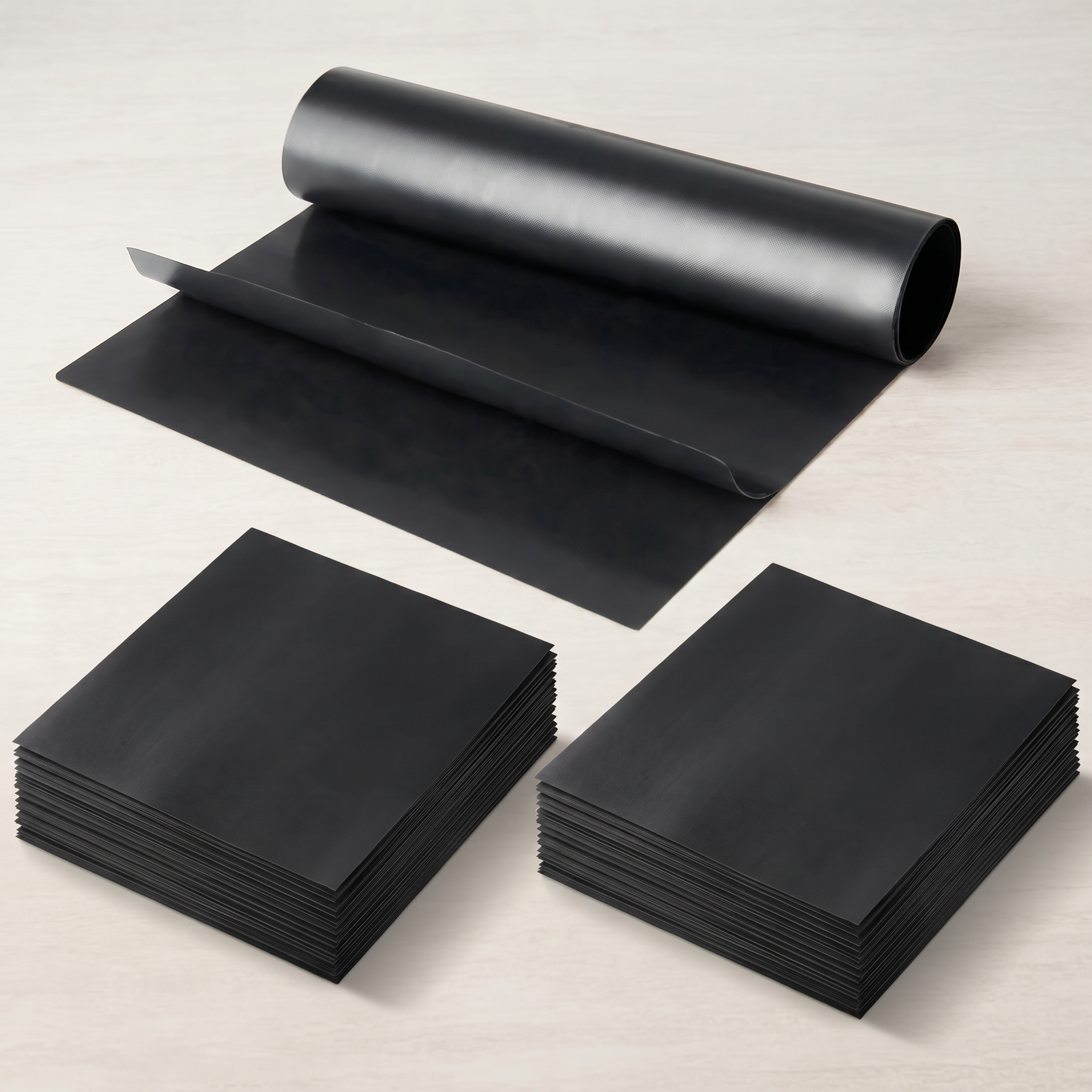 Non-stick reusable BBQ grill mats set product shot