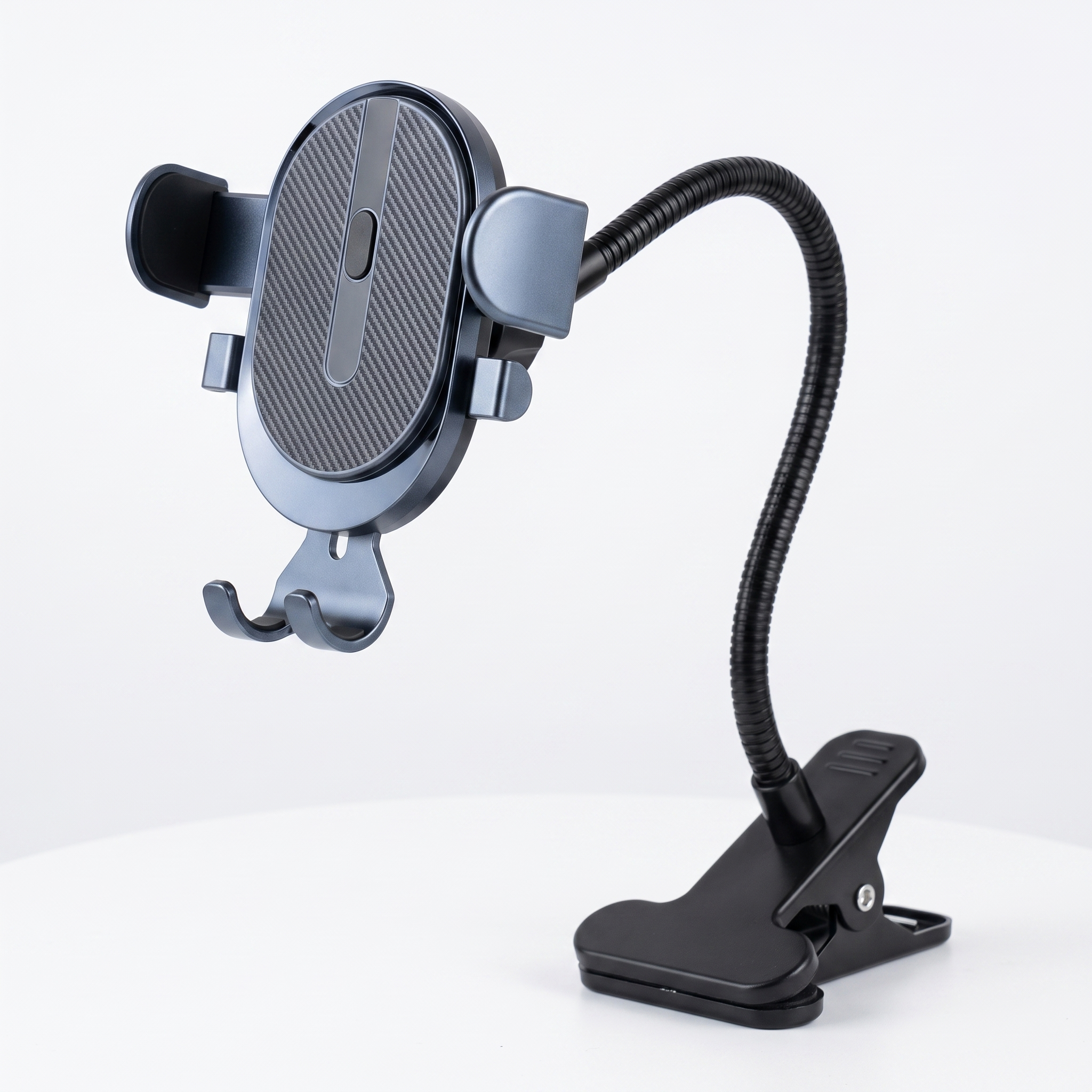 Flexible gooseneck phone mount with clamp product shot