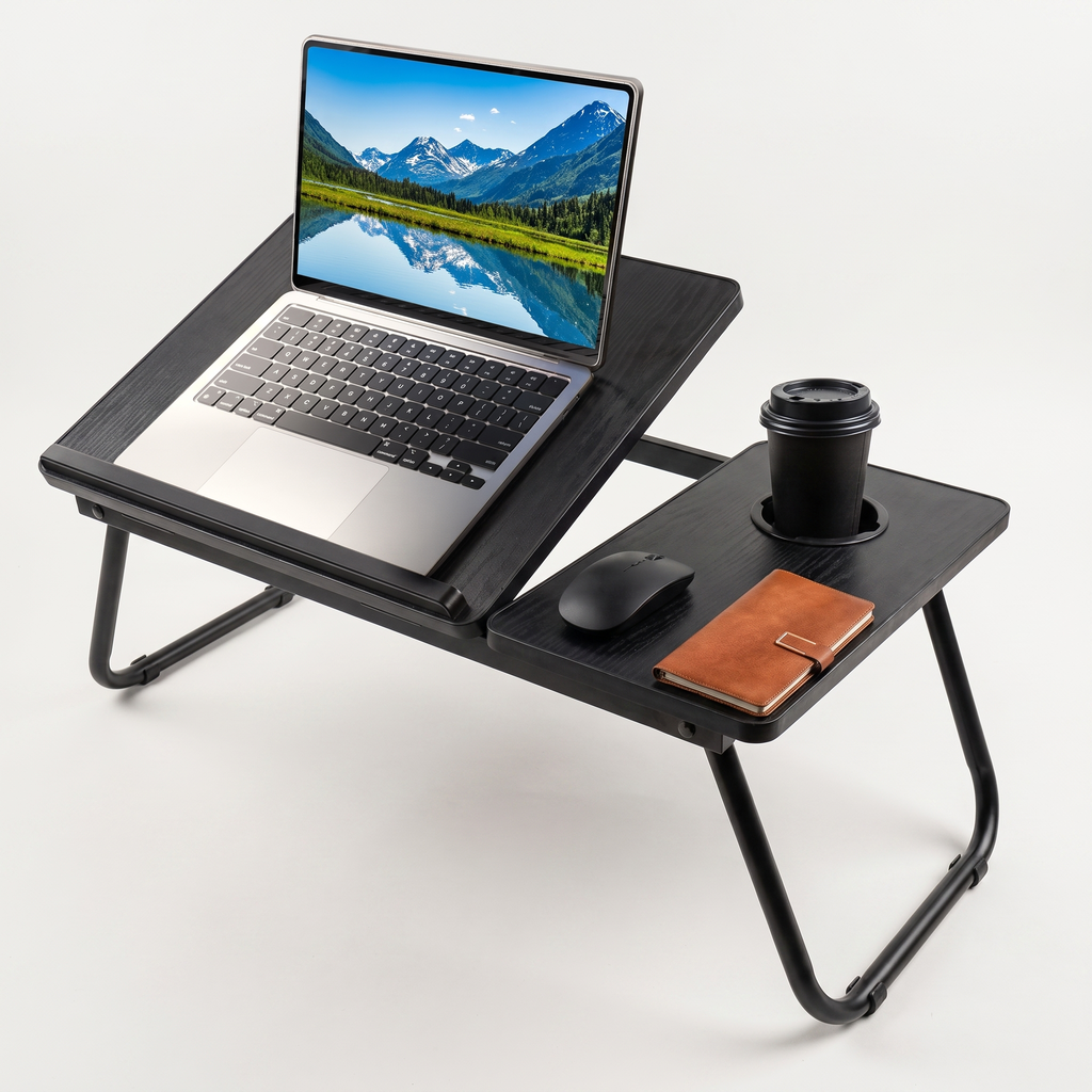 Foldable laptop bed desk tray product shot