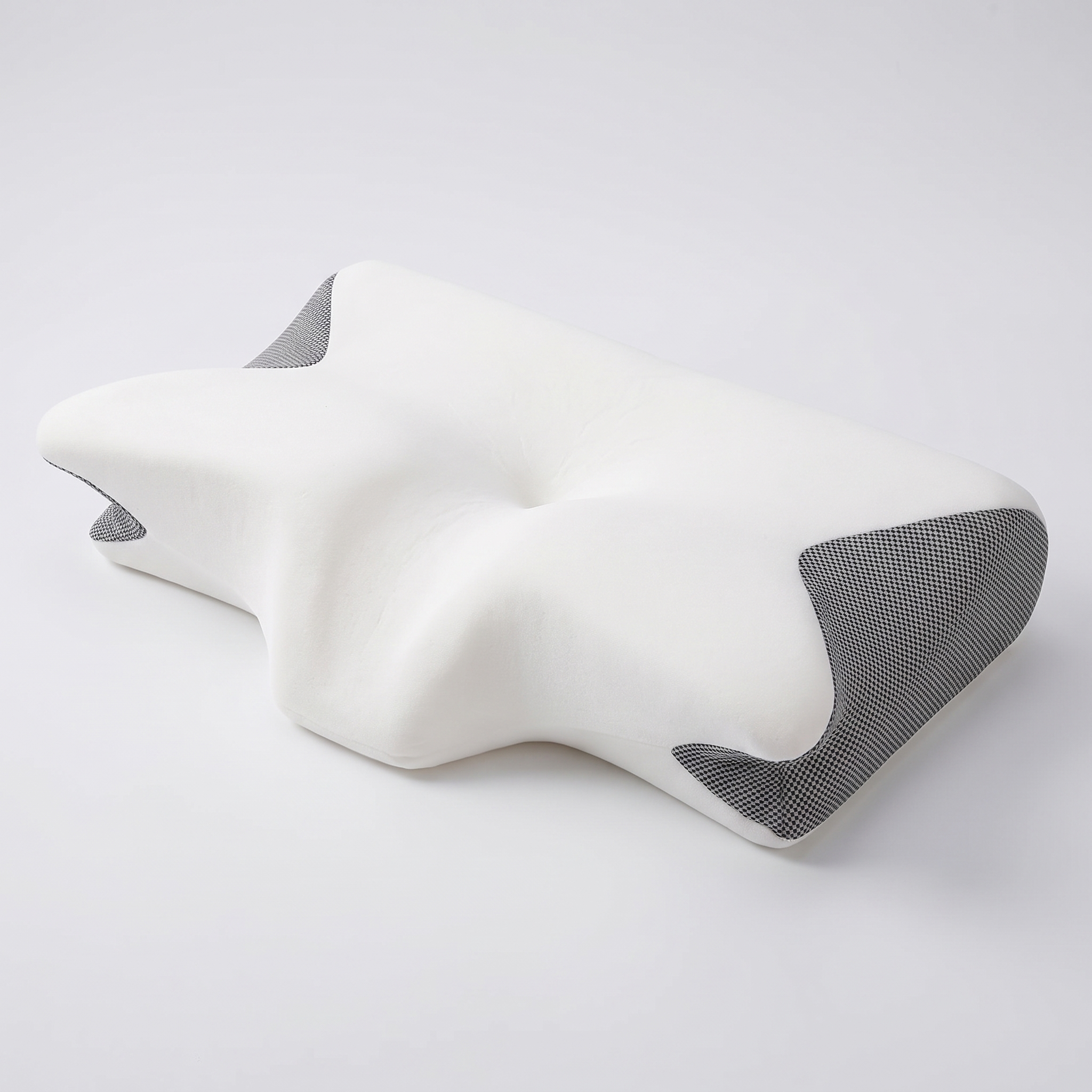 Memory foam cervical neck pillow product shot