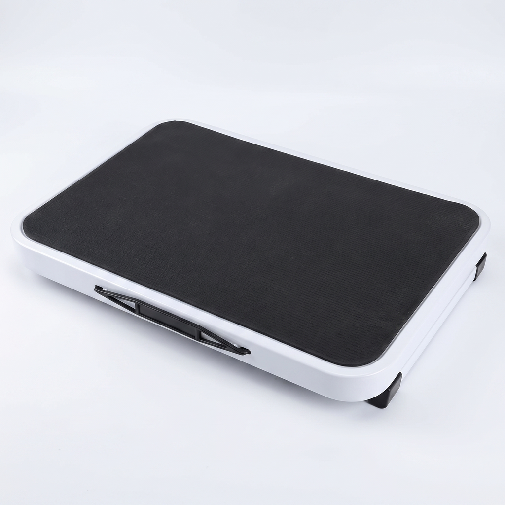 Heavy-duty folding step stool folded flat product shot