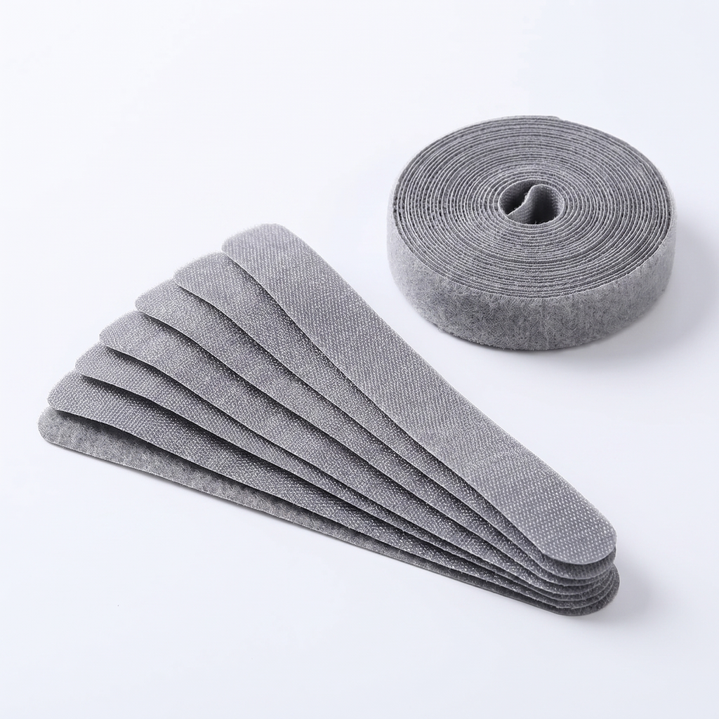 Set of reusable hook-and-loop cable ties product shot