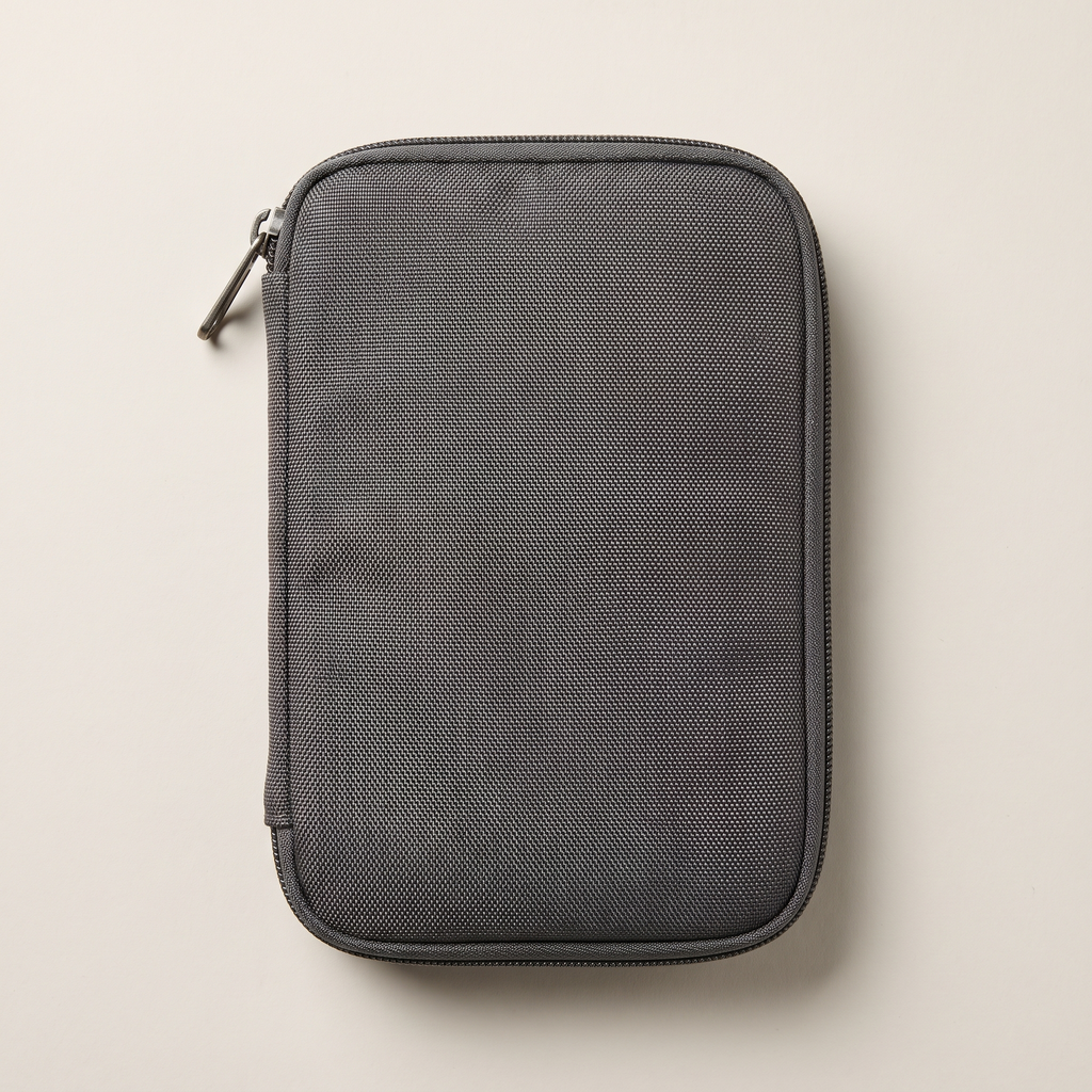 Closed tech organizer travel pouch product shot